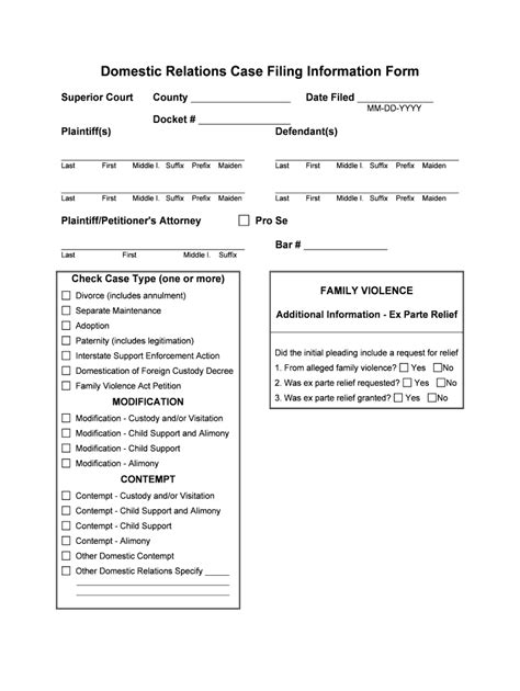 Filing Information Sheet Missouri Courts Fill Out And Sign Printable