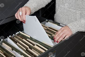 Filing Paperwork Stock Image Image Of Classify Arrange 13842675