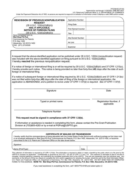 Fill Free Fillable Forms Uspto