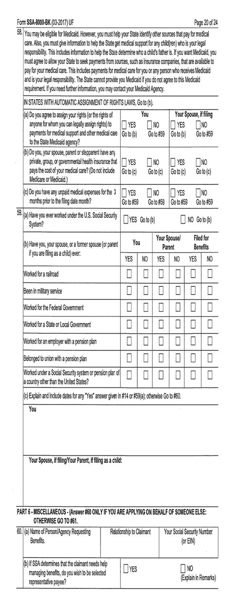 Fill Free Fillable New Ssi Application Pdf Form