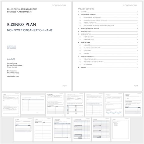 Fill In The Blank Nonprofit Business Plan Fill And Sign Printable