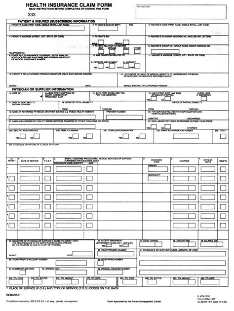 Fill Out A Medicaid Claim Form Claimforms Net