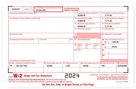 Fillable 2023 W 2 Forms Fillable Form 2024