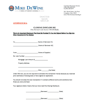 Fillable Closing Disclosure Form Complete With Ease Airslate Signnow