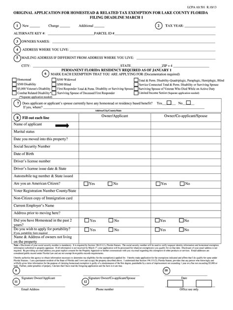 Fillable Form T 1058 Homestead Exemption Update 1996 Printable Pdf Exemptform Com