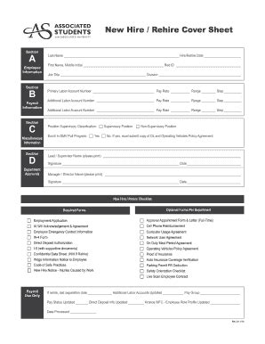 Fillable Online As Sdsu Rehire Form Pdf As Sdsu Fax Email Print