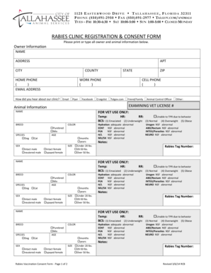 Fillable Online Complete Your Registration Paperwork Before You Arrive