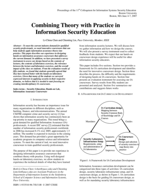 Fillable Online Csis Pace Combining Theory With Practice In Information