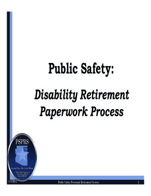 Fillable Online Disability Paperwork Process Psprs Fax Email Print