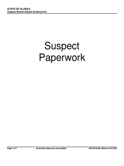 Fillable Online Dps Alaska Suspect Paperwork Fax Email Print Pdffiller