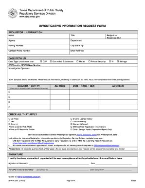 Fillable Online Dps Sd Request Form Pdf South Dakota Department Of