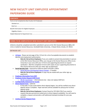 Fillable Online Humboldt Insider Guide 7 30 09 Doc Paperwork Reduction Act Submission Form