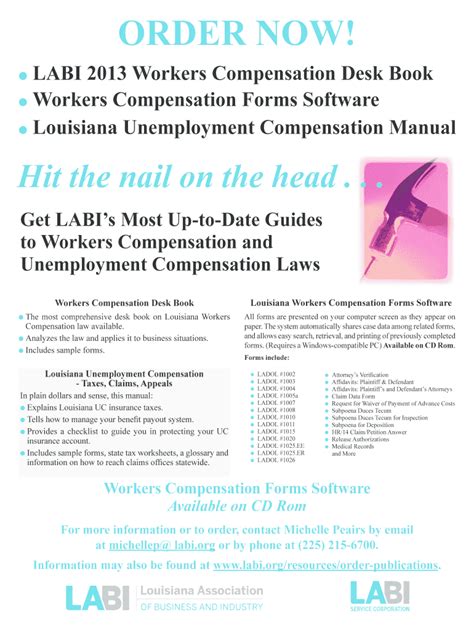 Fillable Online Labi Lworkers Compensation Forms Software Fax Email