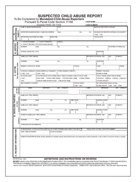 Fillable Online Mandated Reporter Form Fax Email Print Pdffiller