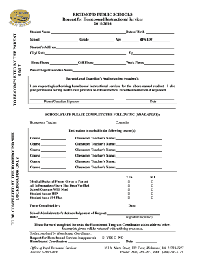 Fillable Online Medical Homebound Fax Email Print Pdffiller