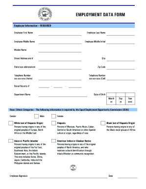 Fillable Online New Employee Paperwork Summary Intel Fax Email Print