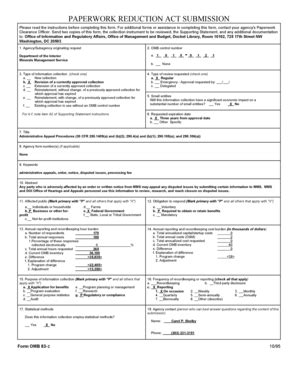 Fillable Online Onrr Paperwork Reduction Act Submission Form 2004 08 05 Onrr Fax Email Print