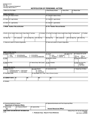 Fillable Online Public Navy Navy Sf 50 Form Fax Email Print Pdffiller