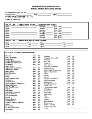 Fillable Online Revised New Patient Paperwork Hx Formdoc Fax Email