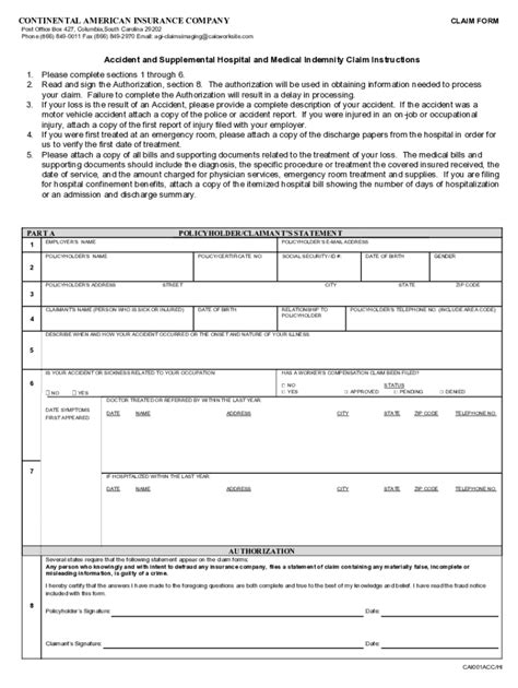 Fillable Online Short Term Disability Claim Form Instructions Fax Email