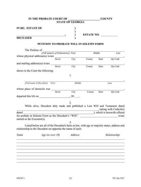 Fillable Online The Probate Forms You Need And How To Fill Them Out