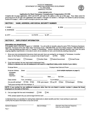 Fillable Online Unemployment Forms And Guides Fax Email Print Pdffiller