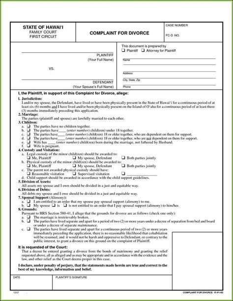 Fillable Uncontested Divorce Forms New York Form Resume Examples Divorce Paperwork Nevada Form