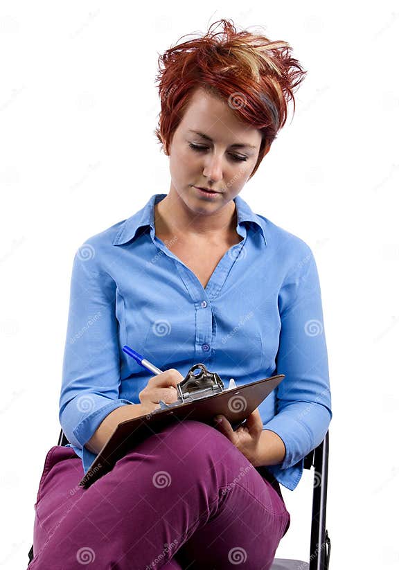 Filling Out Medical Forms Stock Photo Image Of Adult 31818418