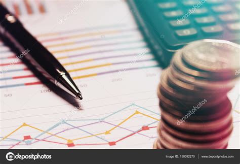 Finance Savings Concept Business Equipment On Paperwork Stock Image Image Of Expense Finance