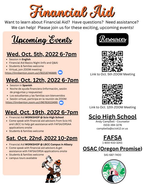 Financial Aid Information Scio High School