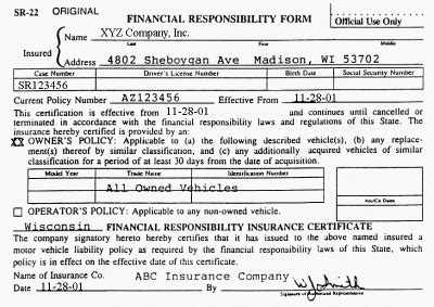 Find Out About Sr 22 Insurance And How Sr 22 Forms Work