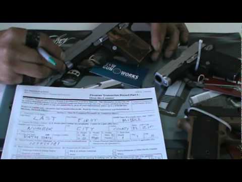 Firearms Background Check Form Basics Youtube