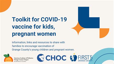 First 5 Oc Aap Oc Partner To Create Toolkit Encouraging Young Children Pregnant Women To Get