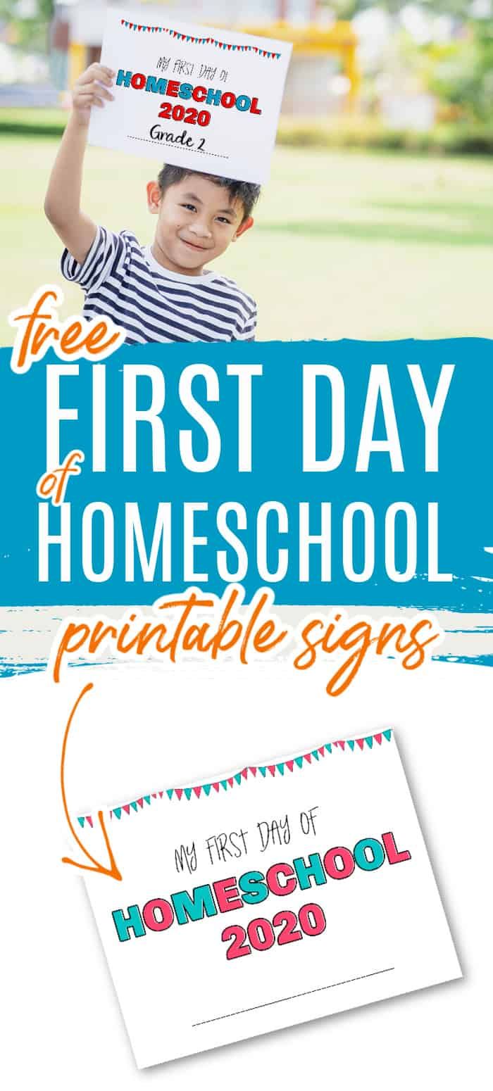 First Day Of Homeschool Printables Get These Cute Free First Day Of