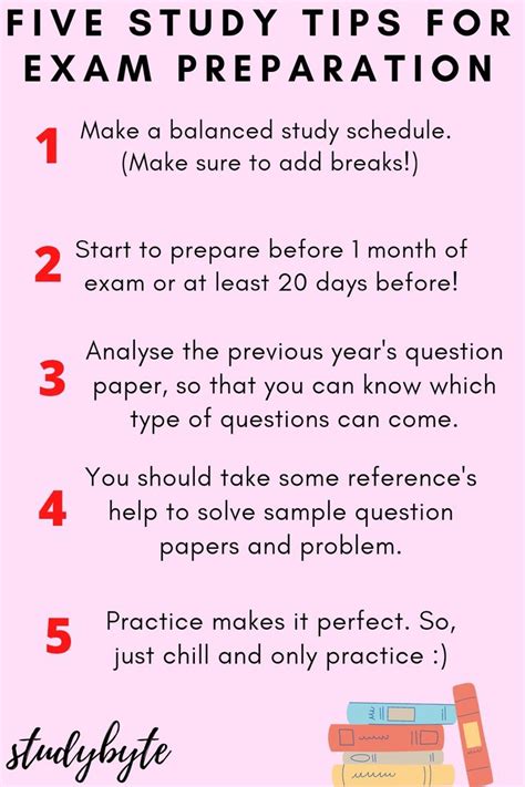 Five Easy Study Tips For Exam Prep Tips By Studybyte Exam Study