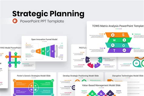 Five Key Elements Of Strategic Planning Ppt Template