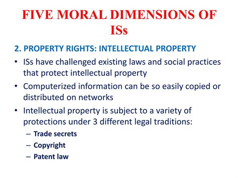 Five Moral Dimensions Of Information Systems Pdf Ppt