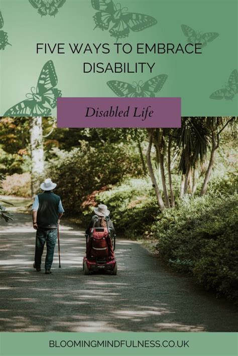 Five Ways To Embrace Disability