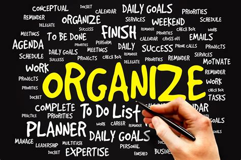 Five Ways To Get Organized And Be More Productive When It Comes To Your