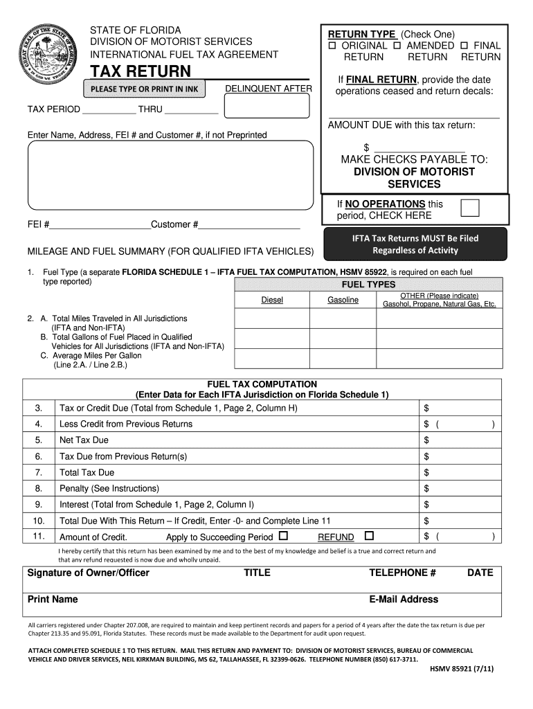 Fl Hsmv 85921 2011 2022 Fill Out Tax Template Online Us Legal Forms