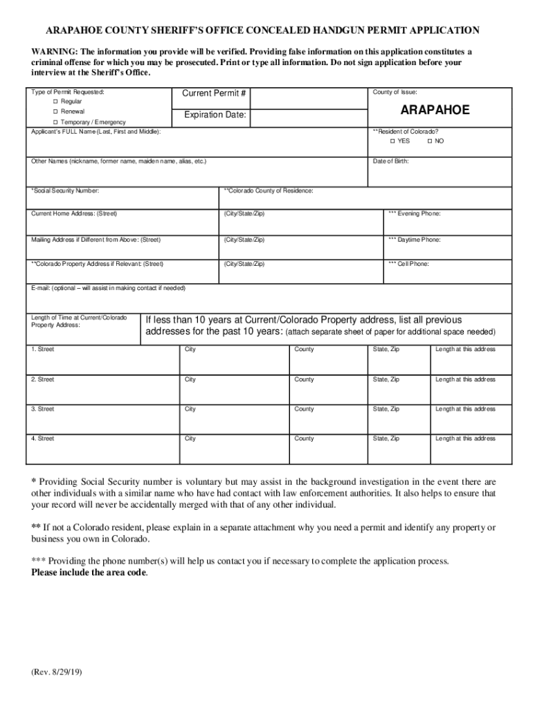 Flathead County Concealed Carry Permit Fill Online Printable