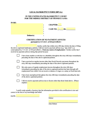 Florida Chapter 7 Bankruptcy Forms Complete Pdf And Doc List