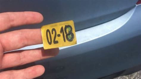 Florida Driver Renews His Own Tag With Permanent Marker