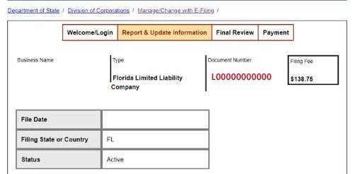 Florida Llc Annual Report Filing Guide Service Alliance Inc