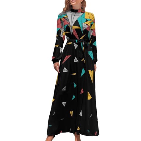 Flying Paper Planes Long Dress Summer Dresses For Women 2024 Woman