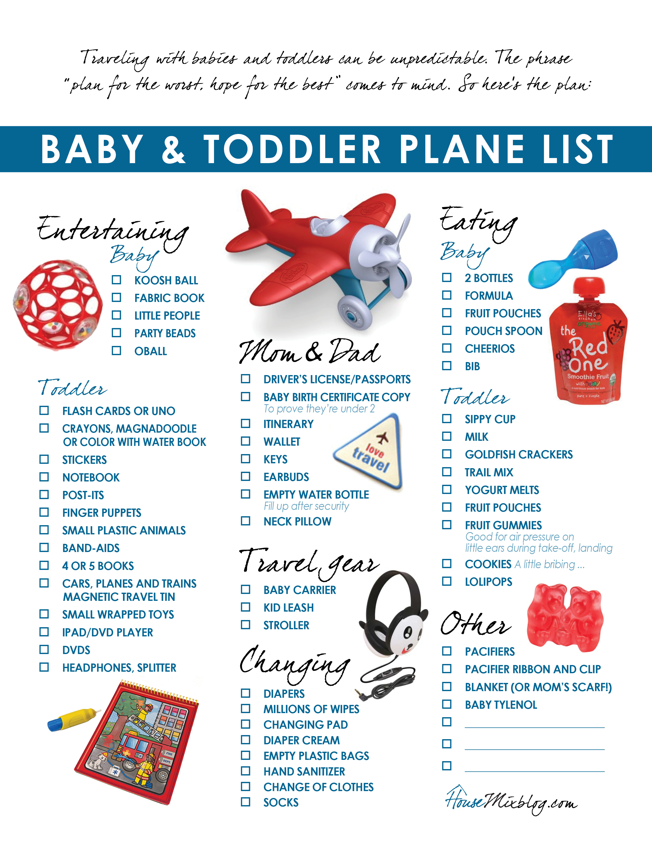 Flying With Children: Tips And Printable Packing Lists For, 54% Off