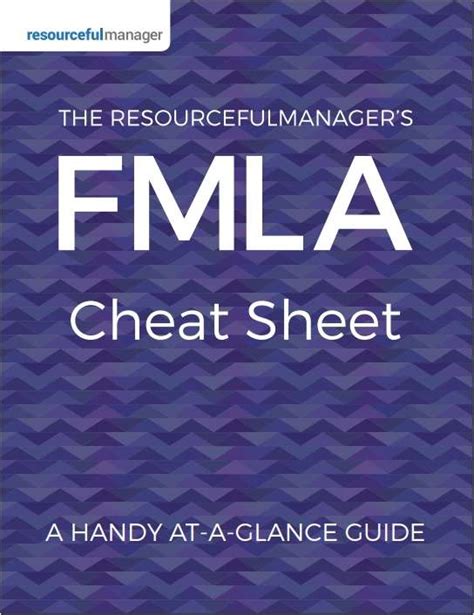 Fmla Cheat Sheet Free Tips And Tricks Guide