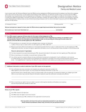 Fmla Designation Letter Sample From Doctor Fill Online Printable