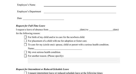 Fmla Form Filled Out Example Fill Online Printable Fillable Blank Pdffiller