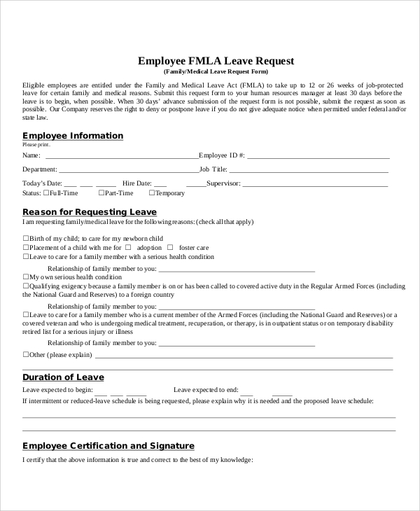 Fmla Forms 2024 Pdf Guide Lidia Suzanne